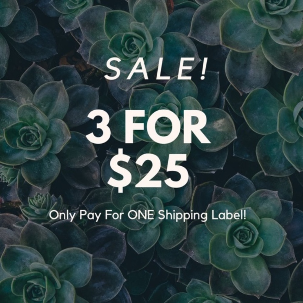ALL ITEMS MARKED 3/$25 on SALE! Pls SHARE